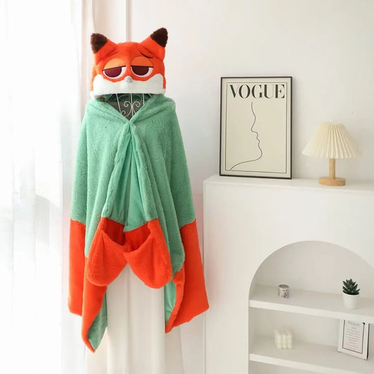 Manta con Capucha Zootopia Judy & Nick