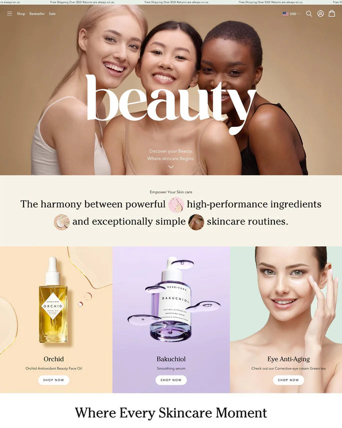 Ejemplo tienda moderna